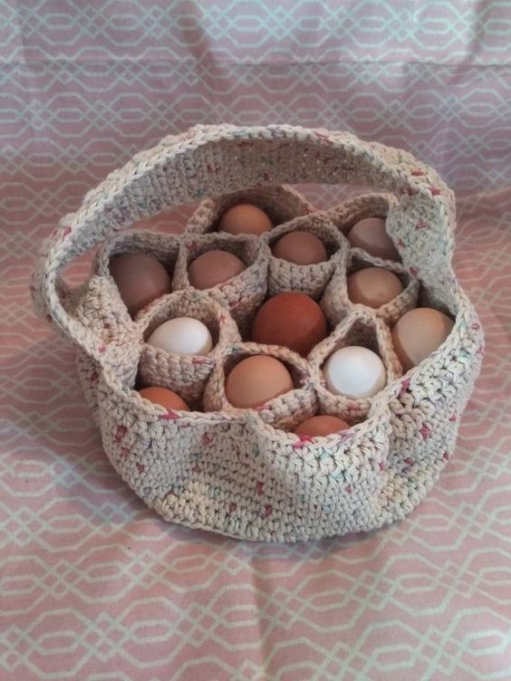 egg basket crochet ideas 5