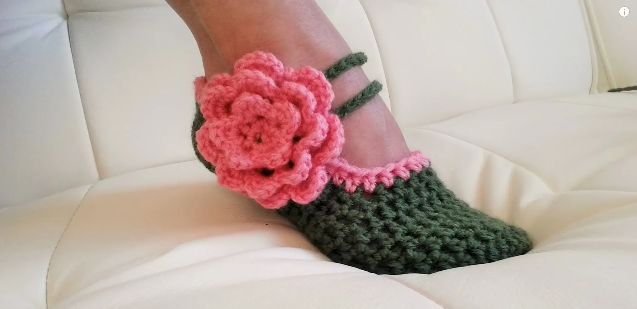 fancy mary janes shoes crochet