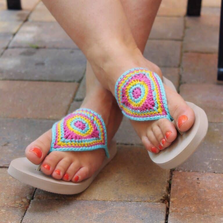 flip flop sandals crochet patterns 1