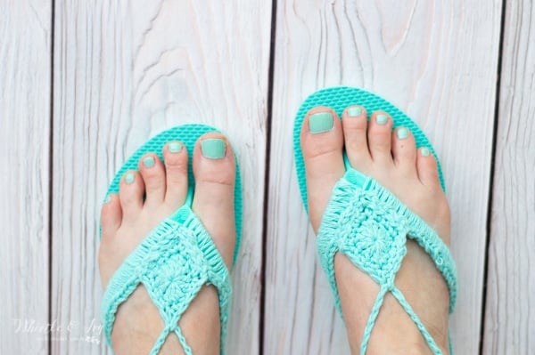 flip flop sandals crochet patterns 2