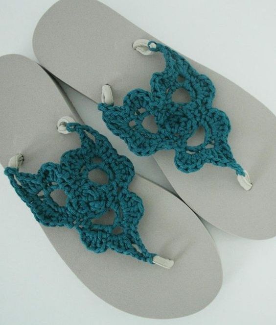 flip flop sandals crochet patterns 5