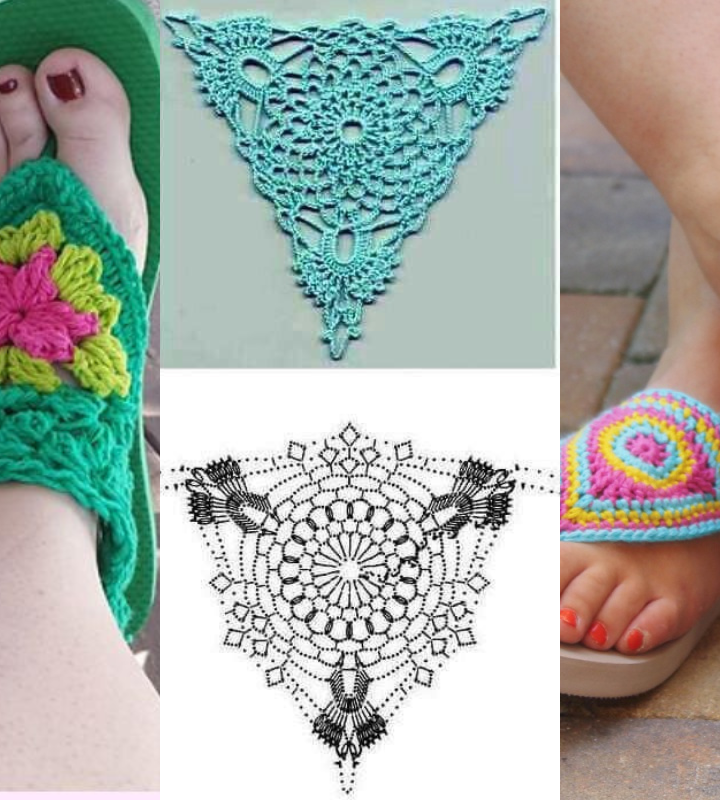 Crochet pattern for flip best sale flop tops