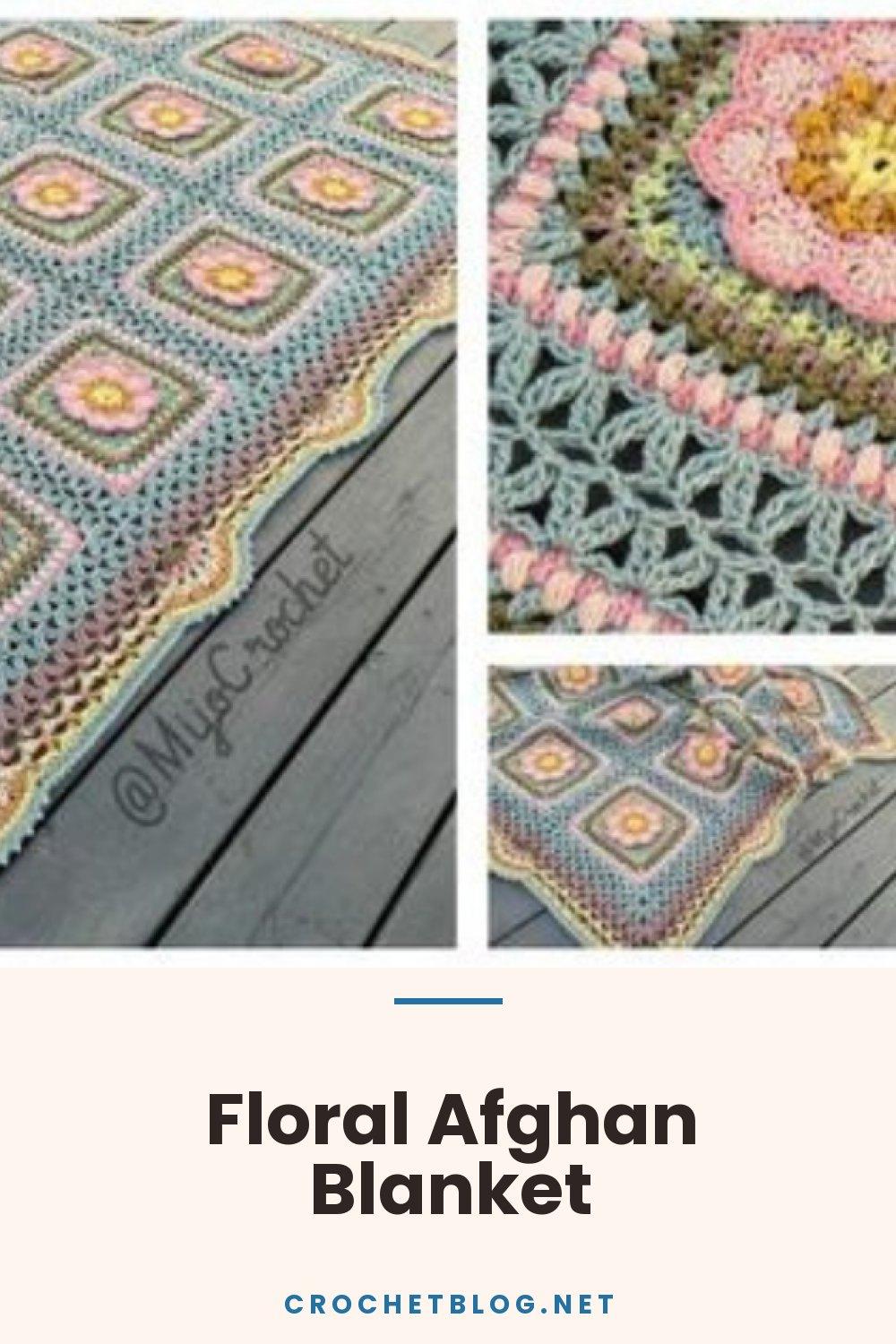 Floral Afghan Blanket