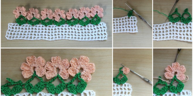 flower border crochet