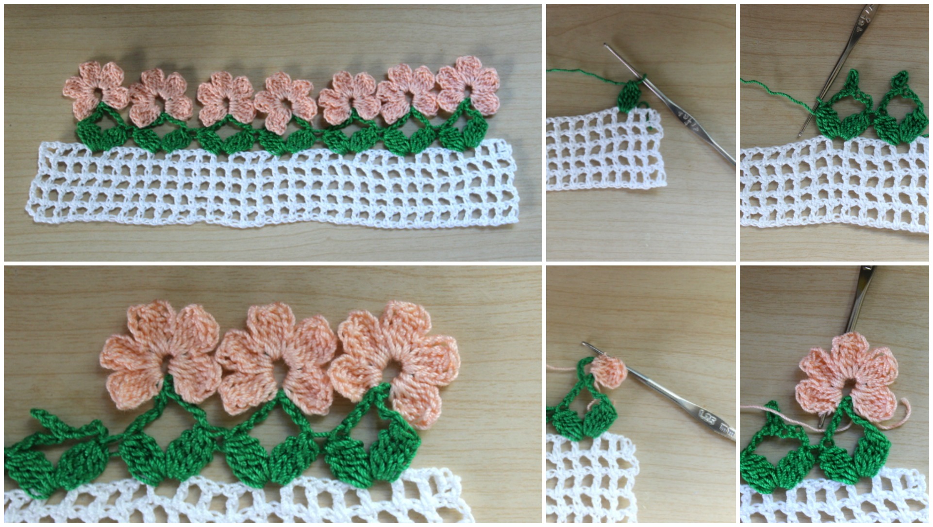 flower border crochet