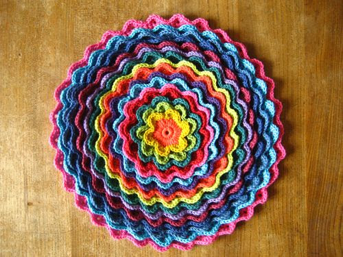 flower crochet pillow tutorial 25