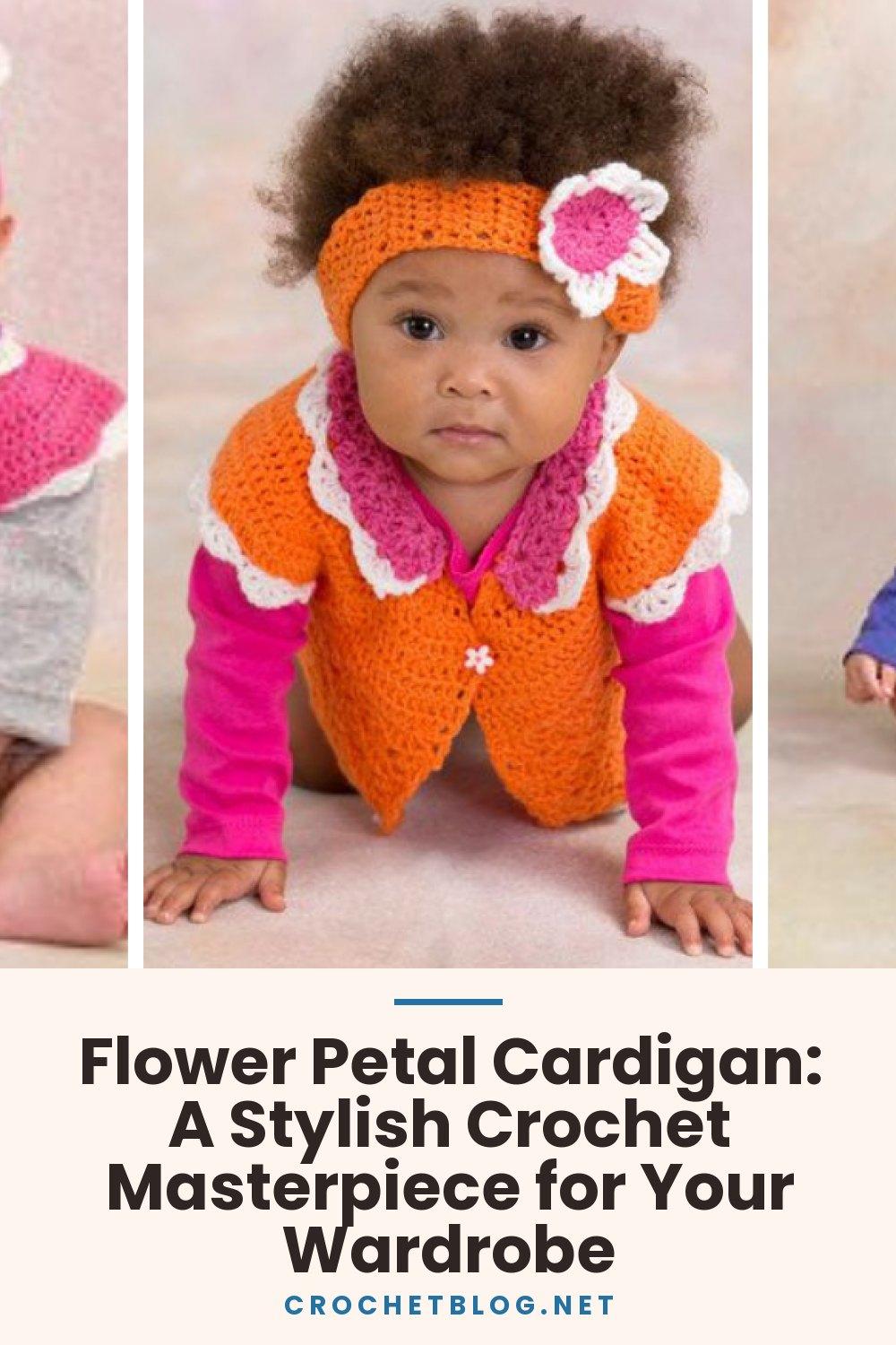 Flower Petal Cardigan: A Stylish Crochet Masterpiece for Your Wardrobe