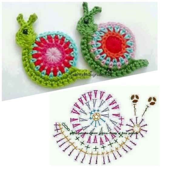 free crochet animal applique patterns 10