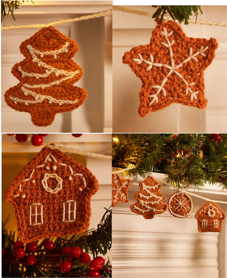 gingerbread crochet christmas ideas