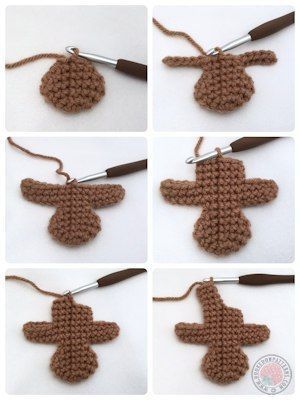 gingerbread man crochet tutorial 2