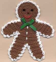 gingerbread man crochet tutorial 3