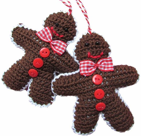 gingerbread man crochet tutorial 6