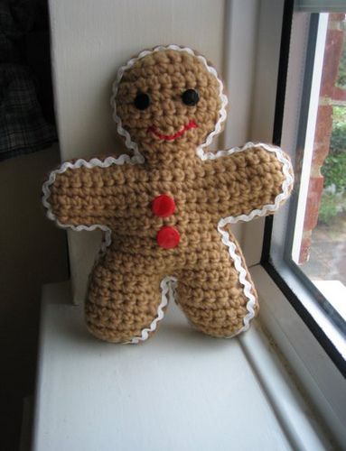 gingerbread man crochet tutorial 7