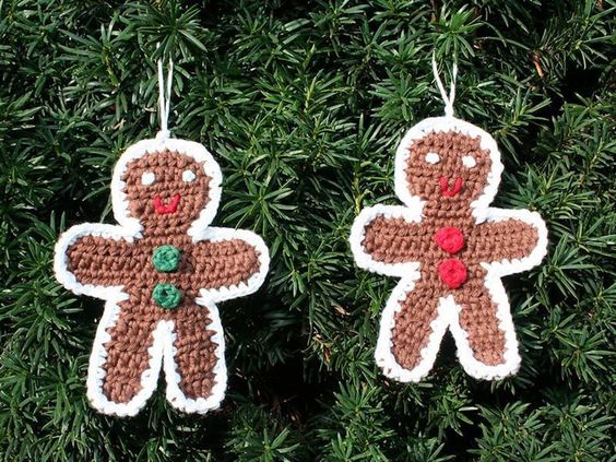 gingerbread man crochet tutorial 8
