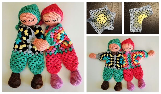 granny hexagon doll crochet patterns 5