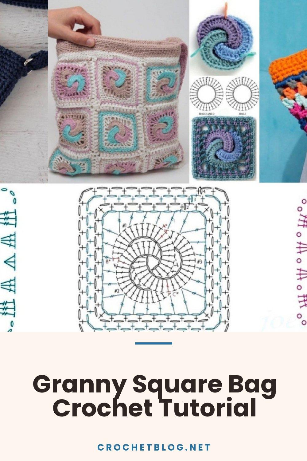 Granny Square Bag Crochet Tutorial
