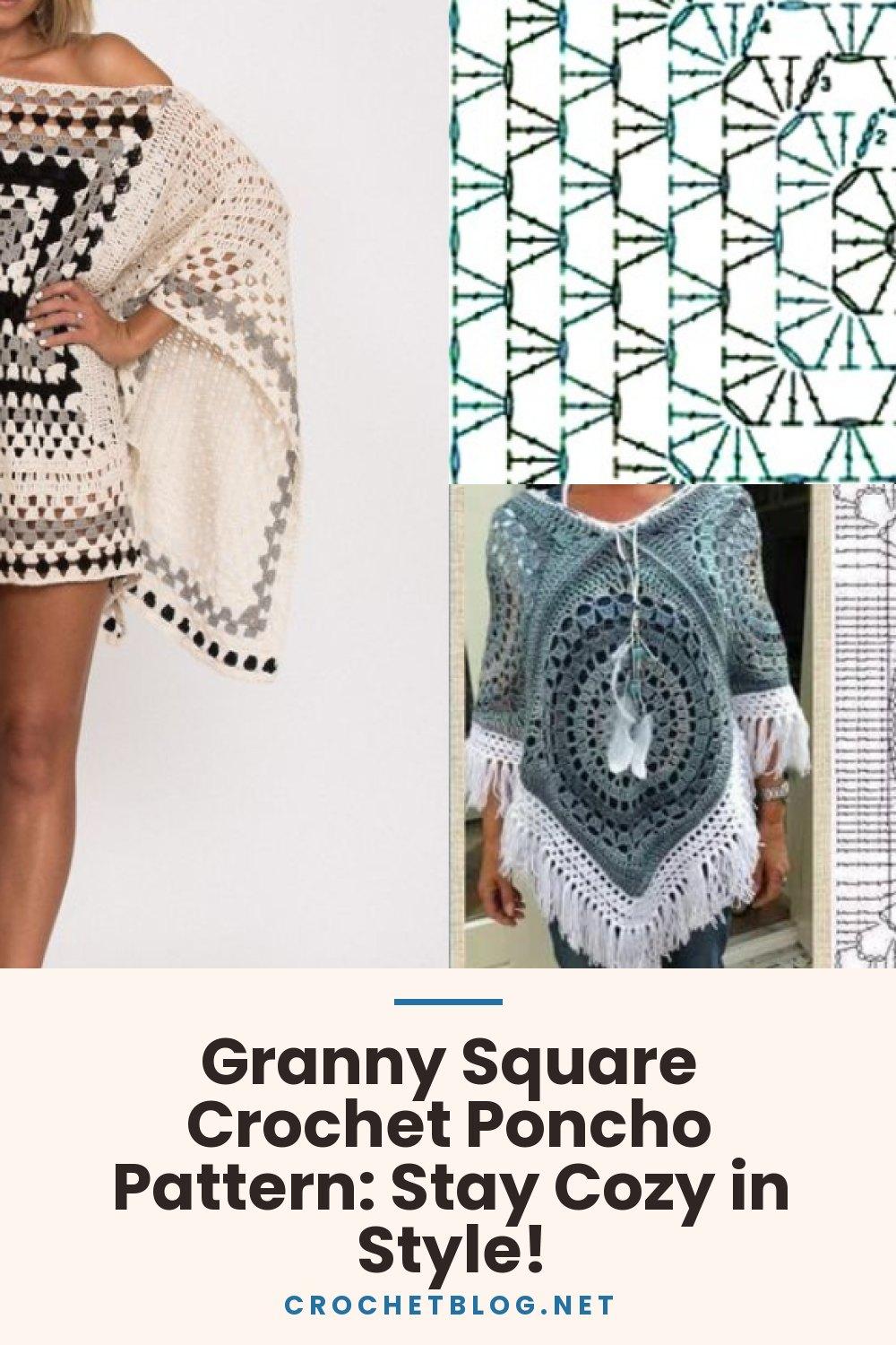 Granny Square Crochet Poncho Pattern: Stay Cozy in Style!