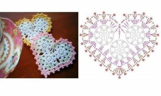 graphics of crochet hearts 13