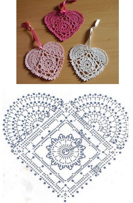 graphics of crochet hearts 15
