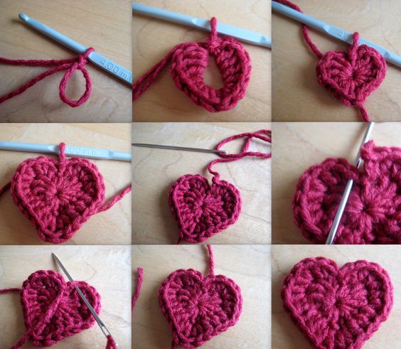 graphics of crochet hearts 2