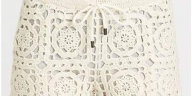 graphics of crochet shorts for the beach 12