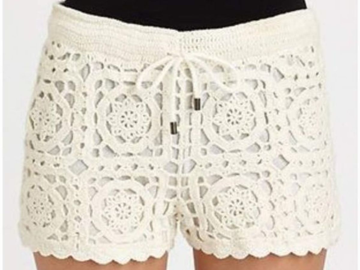graphics of crochet shorts for the beach 12