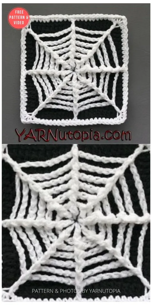 halloween granny squares crochet 1