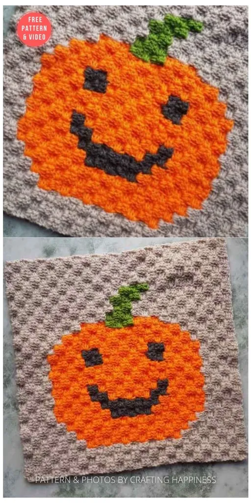 halloween granny squares crochet