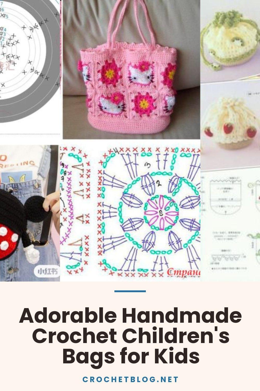 Adorable Handmade Crochet Children's Bags for Kids