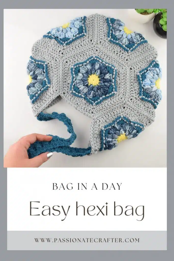 hexagon bag free crochet pattern