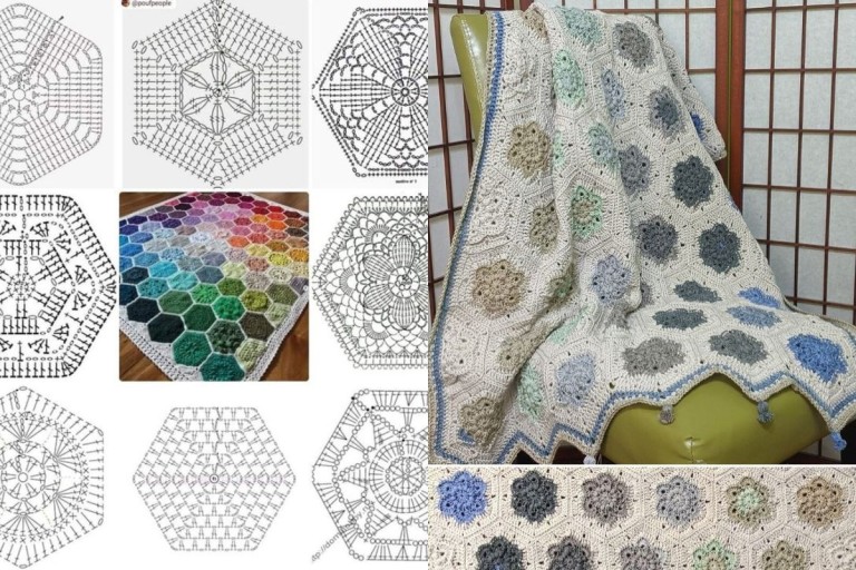 Hexagon Crochet Blanket Ideas – Creative Patterns & Inspiration