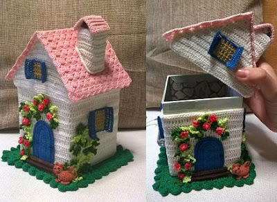 houses made in crochet ideas and video 1
