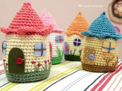 houses made in crochet ideas and video 2