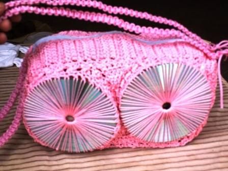 how to crochet a bag using a cd 7