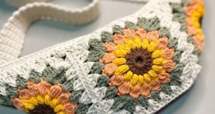 how to crochet a bum bag crochet granny squares 8