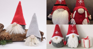 how to crochet a christmas gnome