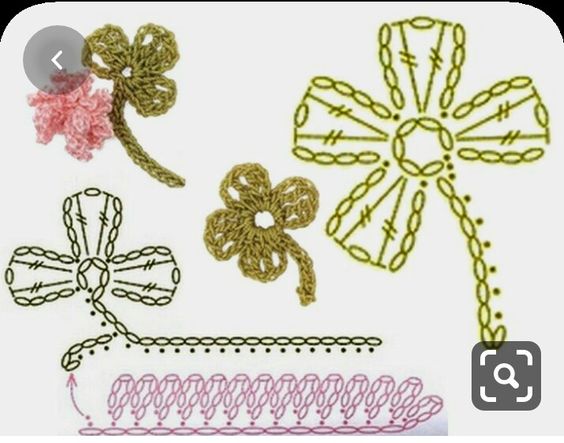 how to crochet a clover 4