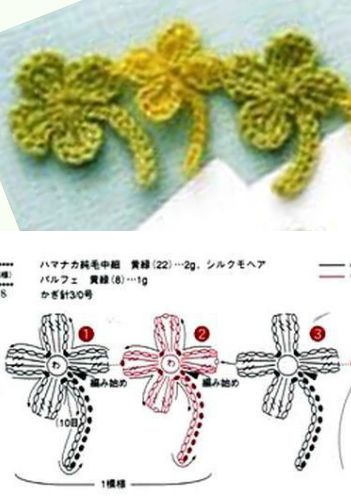 how to crochet a clover 6