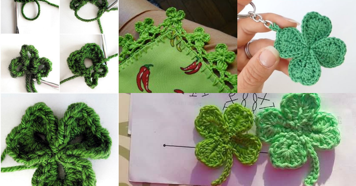 how to crochet a clover