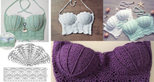 how to crochet a mermaid top