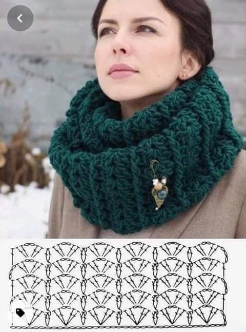 how to crochet a neck warme half double