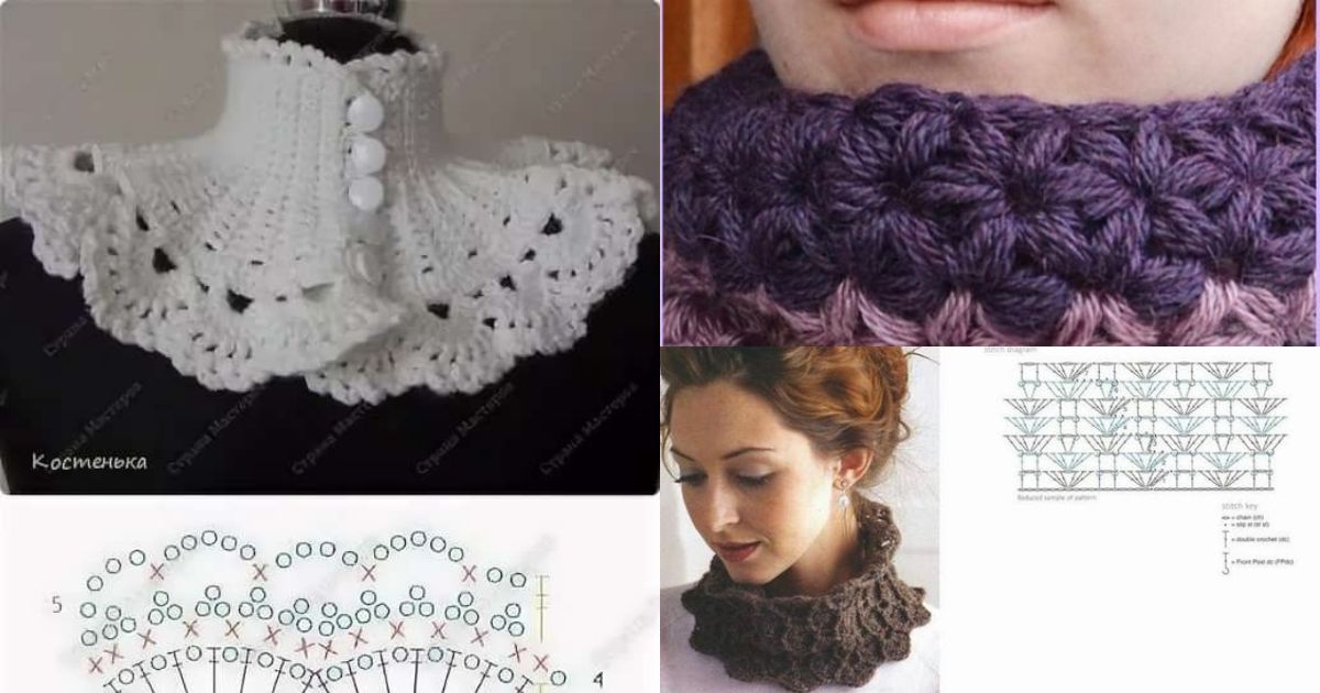 how to crochet a neck warmer