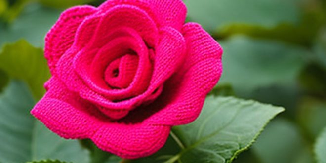 how to crochet a rose 9