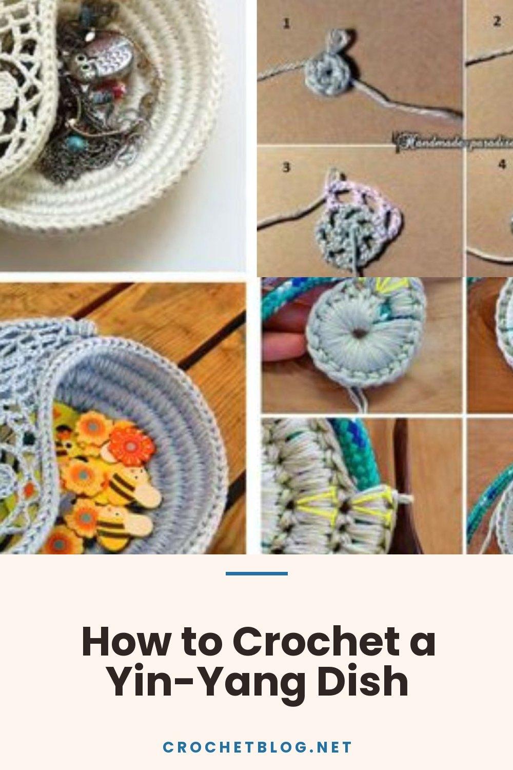 How to Crochet a Yin-Yang Dish
