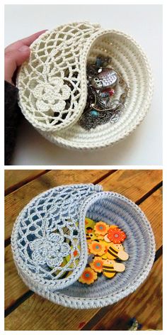 how to crochet a yin yang dish 3