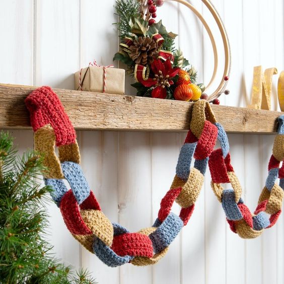 how to crochet chains for christmas 3