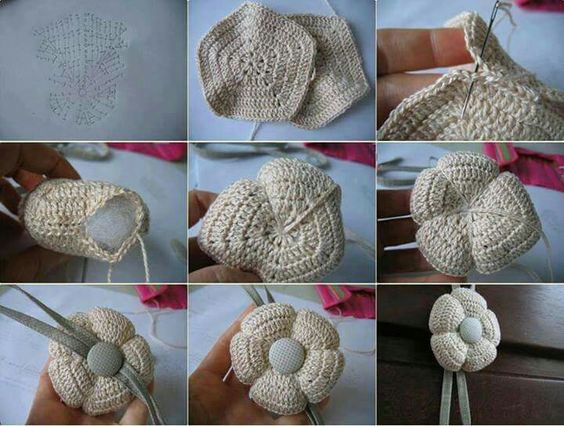 how to crochet cute earmuffs 5