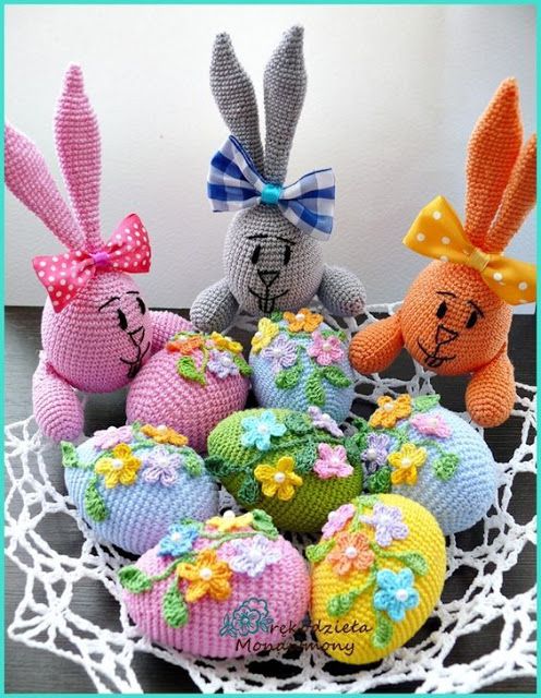 how to crochet easter eggs 4