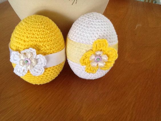 how to crochet easter eggs 6
