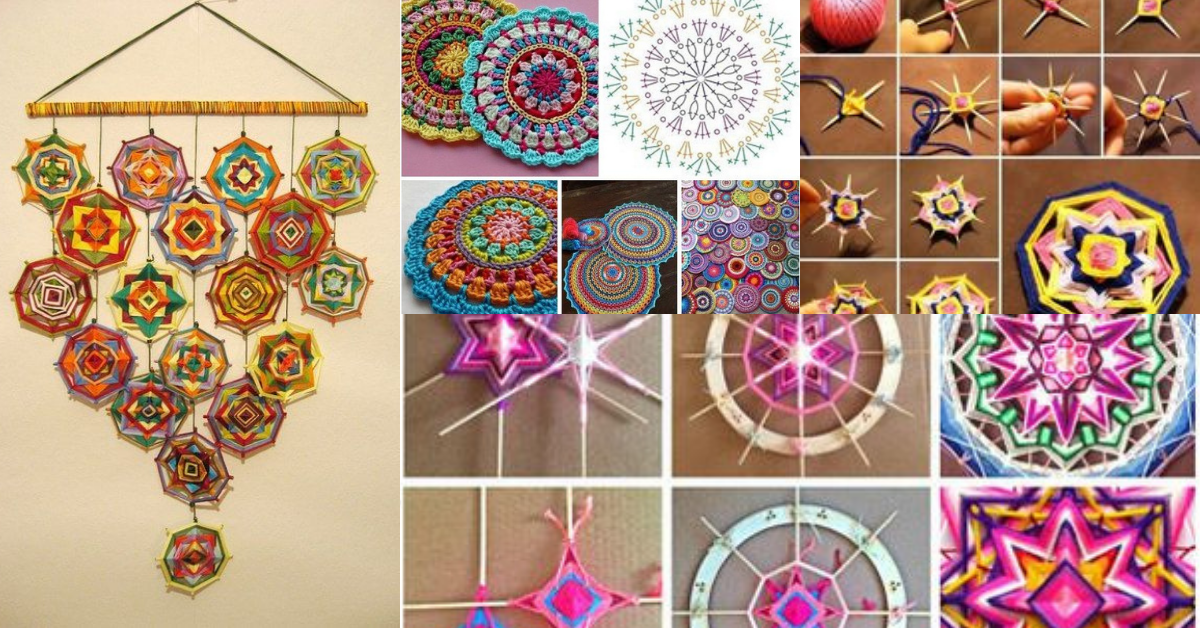 how to crochet easy mandala